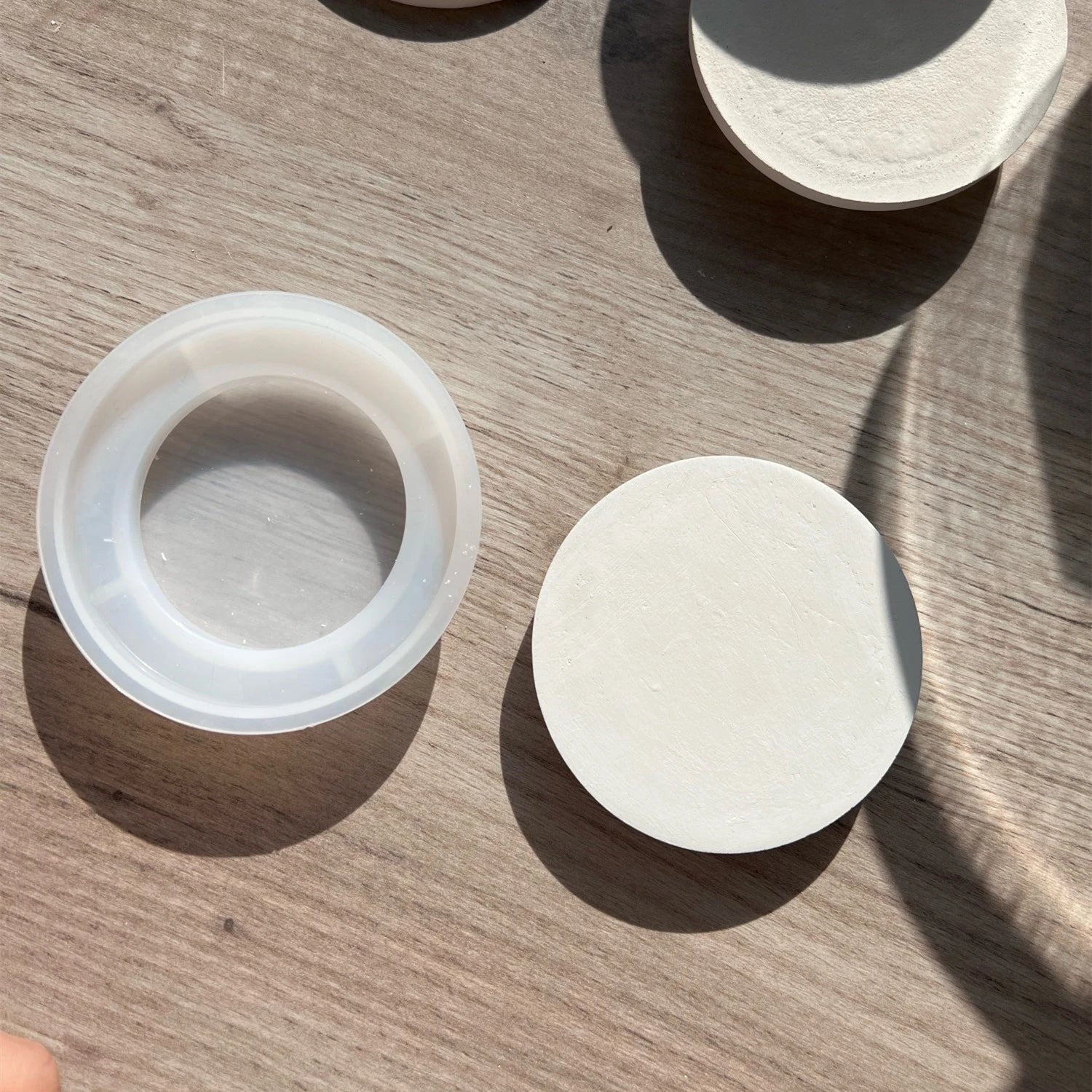 Moule en Silicone pour Béton et Bougies - Forme Cylindrique