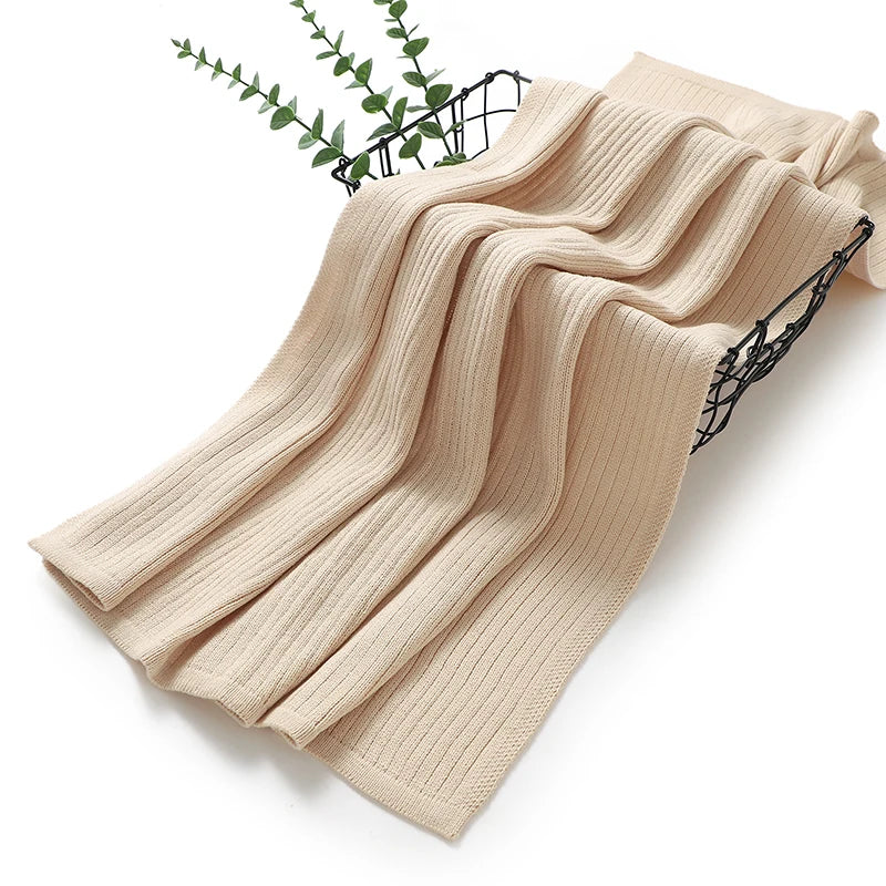 Couverture Bébé Alvéolée Ultra-Douce pour Poussette