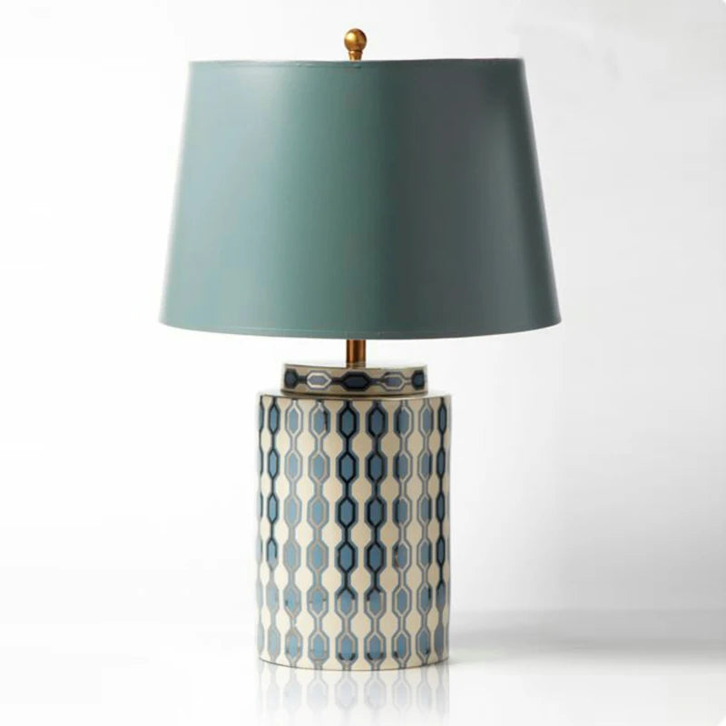 Lampe de Table Céramique - Style Champêtre Européen