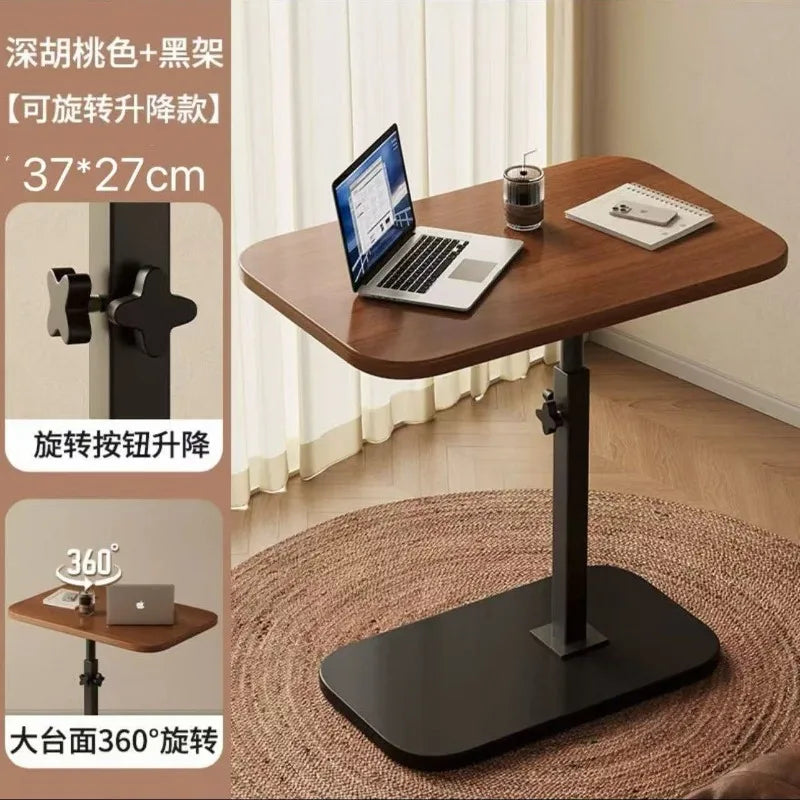 Table d'Appoint Pliante pour Canapé - Métal Rétractable