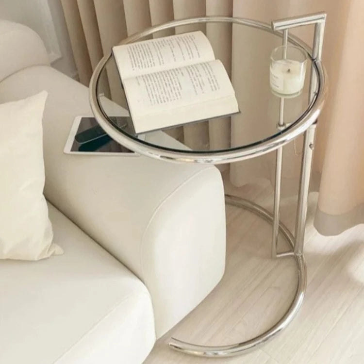Table Basse Nordique en Verre Relevable