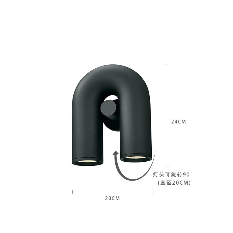Applique Murale LED en U - Design Italien
