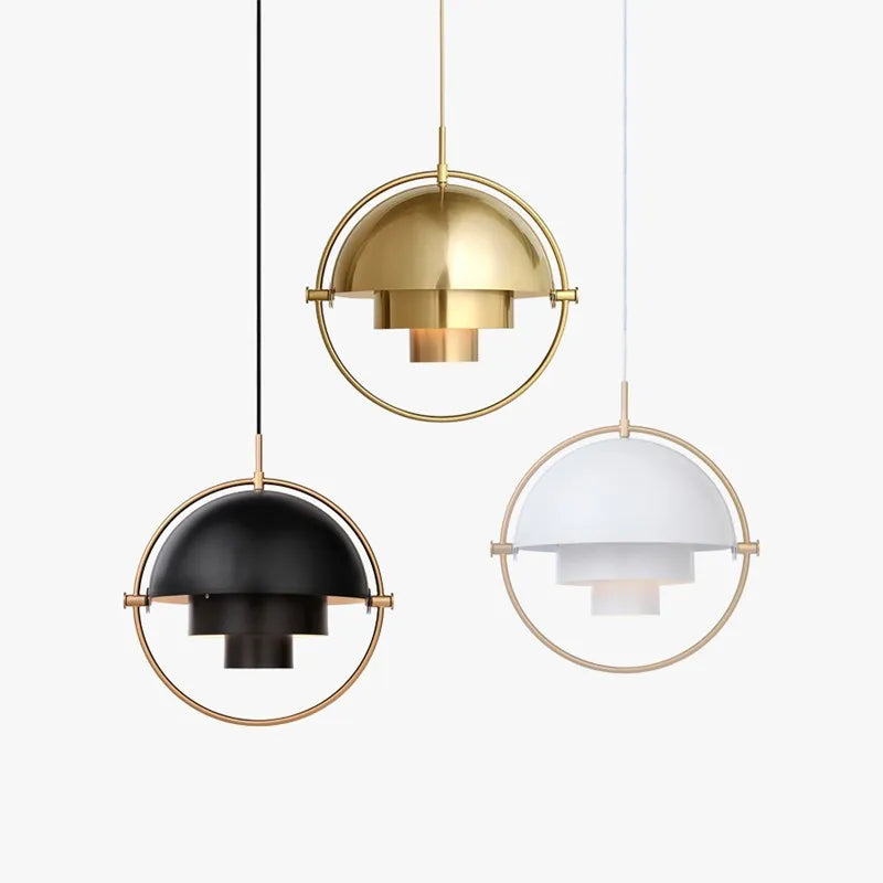 Suspension Nordique Design Sculptural - Métal Modulable