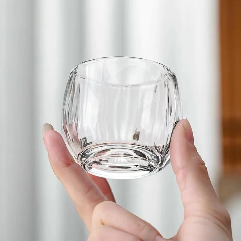 Tasse en Verre Cristal Épaissi 100ml