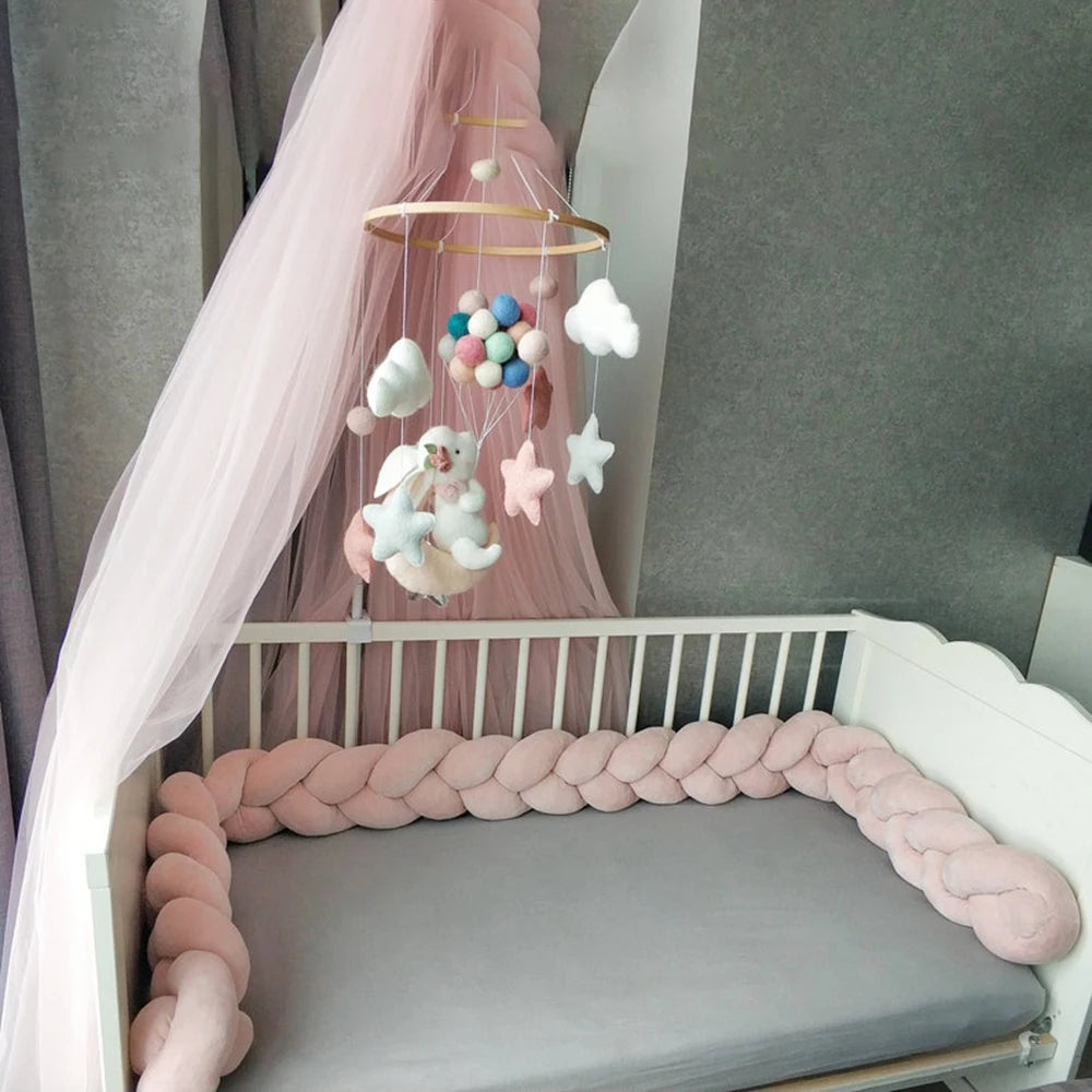 Tour de Lit Bébé Tressé Décoratif