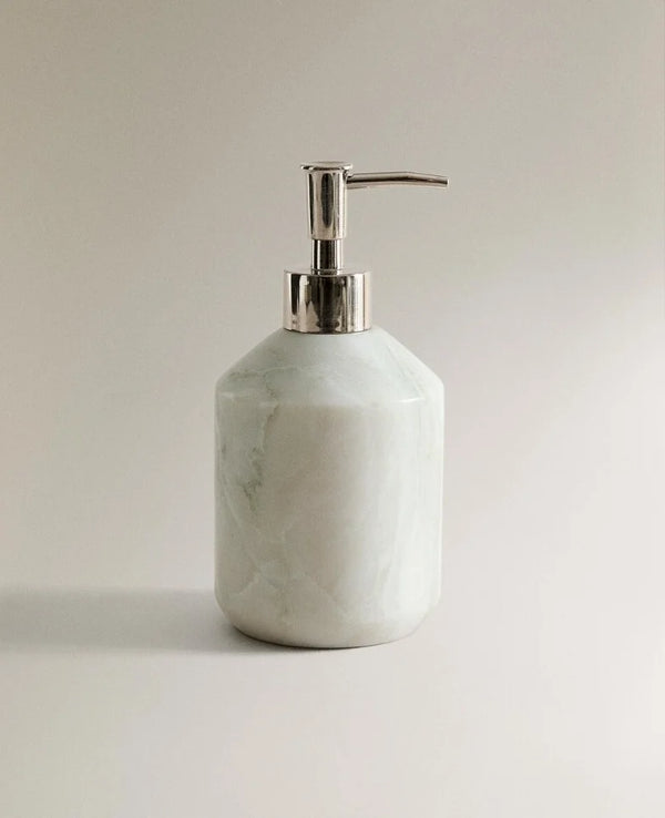 Distributeur de Savon en Marbre Naturel - Salle de Bain