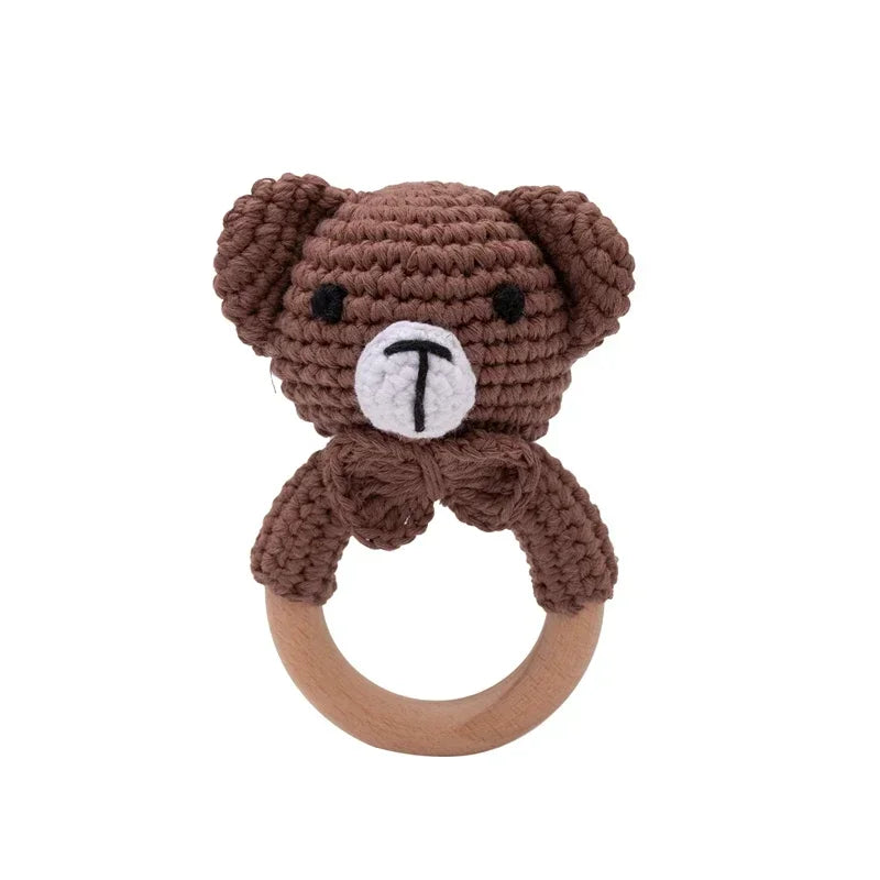 Hochet Bracelet Ourson au Crochet