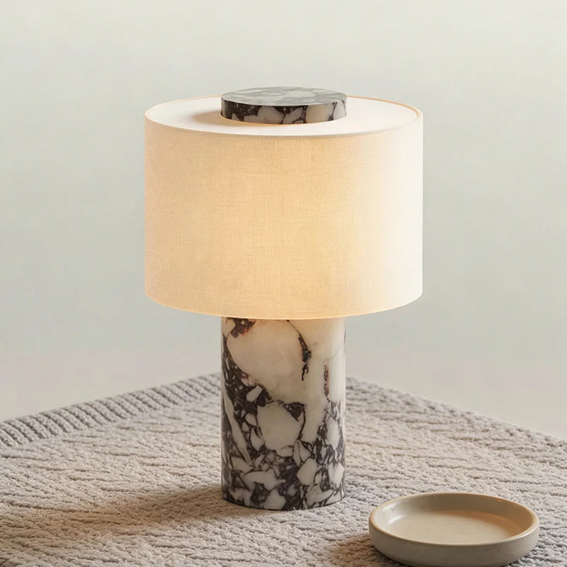 Lampe de Table LED Marbre Haut de Gamme