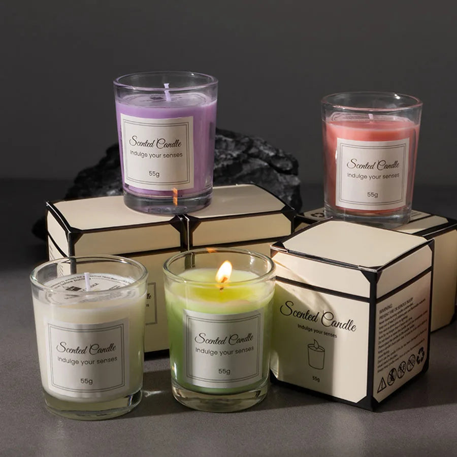 Bougie Parfumée Artisanale Coffret Premium