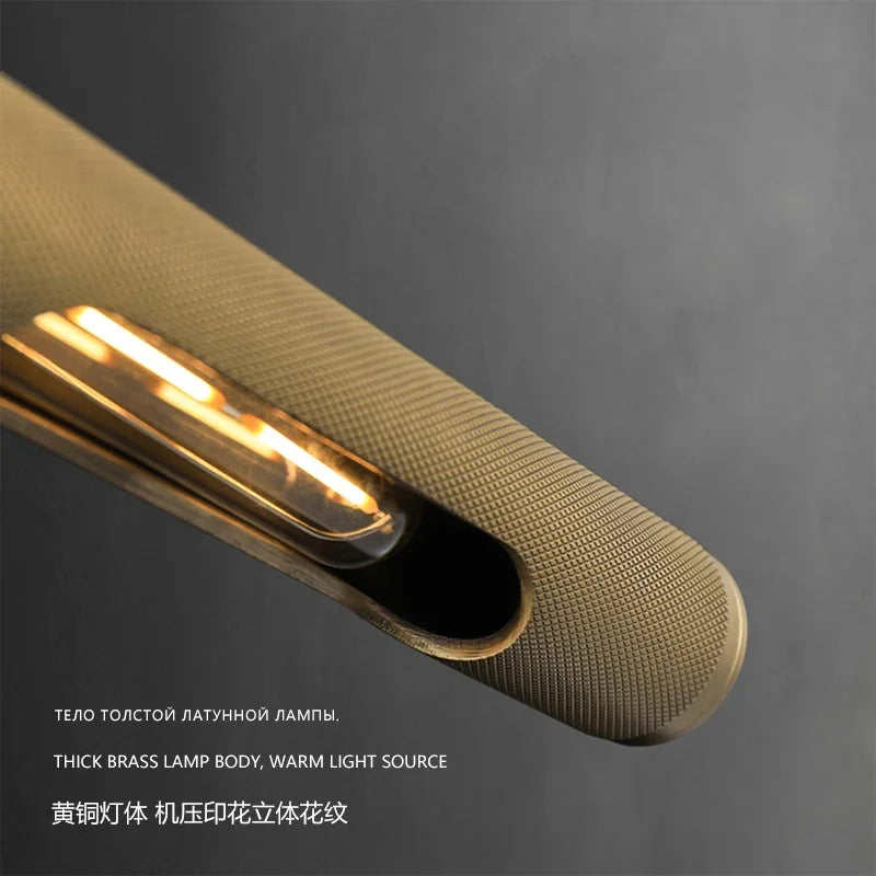 Copper Mirror Front Light – Nordic Bathroom Wall Lamp