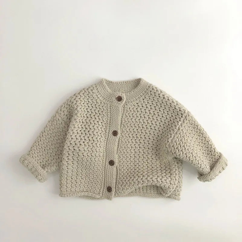 Cardigan Enfant Rayé Motif Ananas