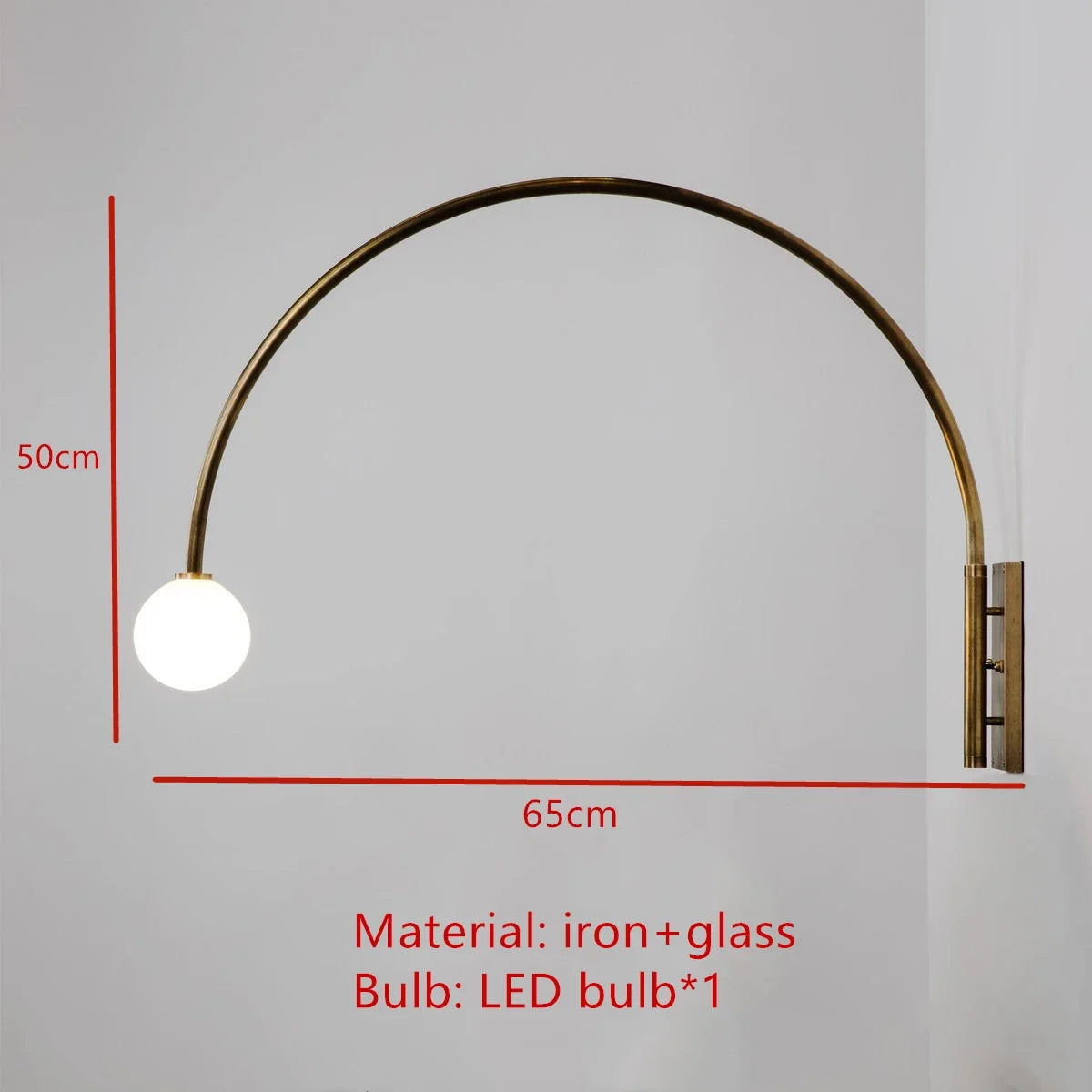 Applique Murale LED Arche Style Nordique Médiéval