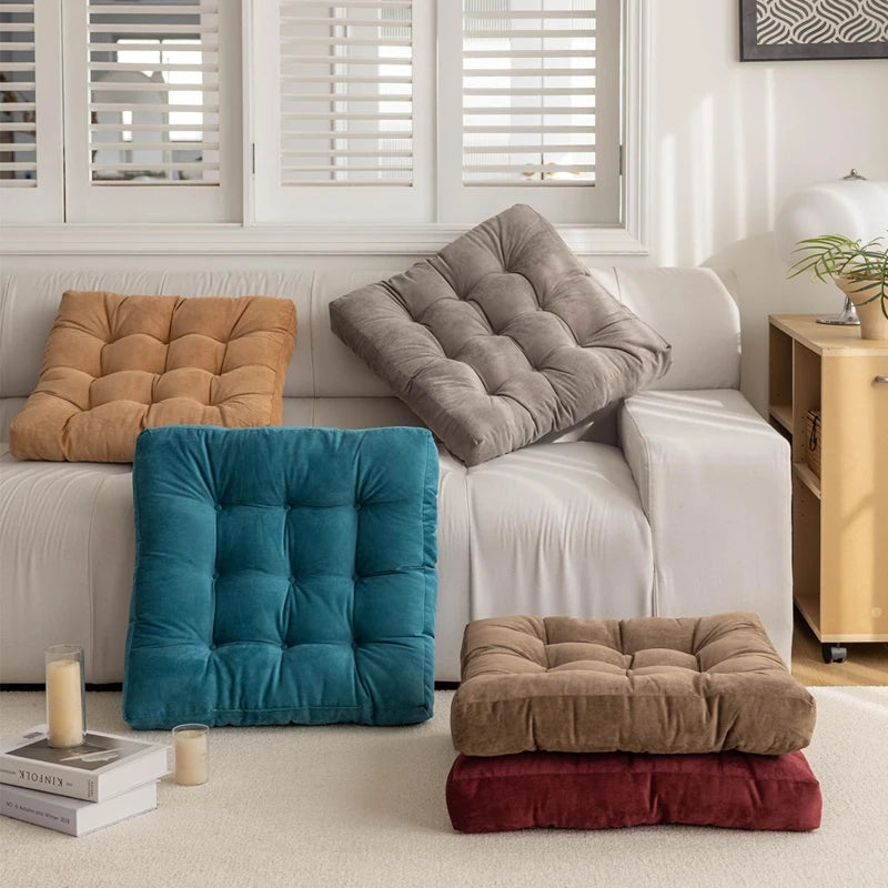 Coussin de Sol Carré Matelassé - Méditation et Détente