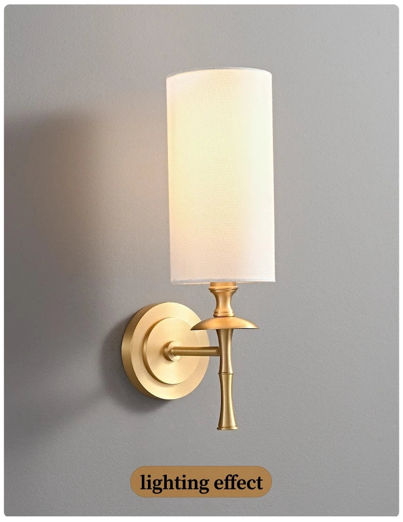Applique Murale Cylindrique Haute Style Classique Chaleureux