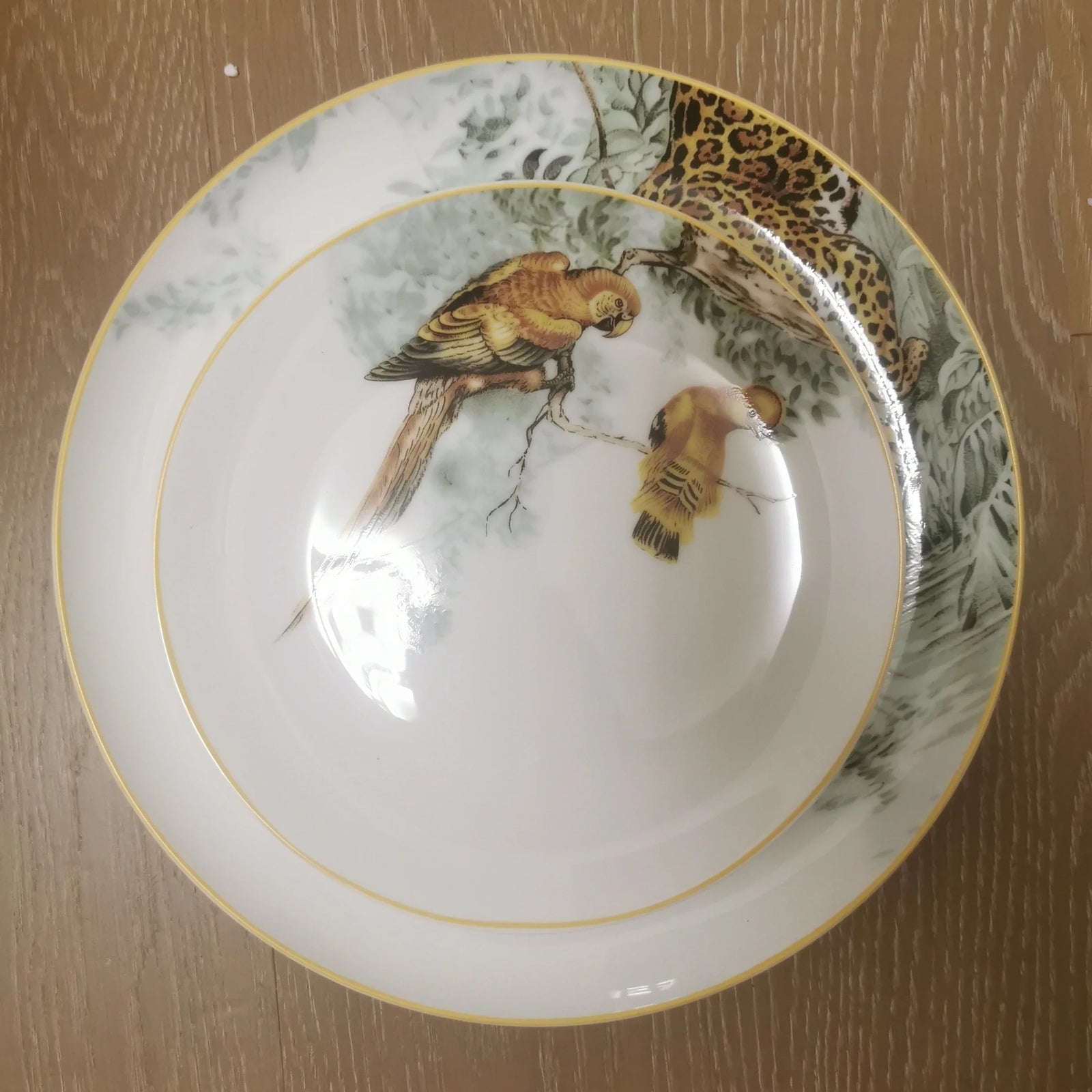 Service de Table Céramique Motif Jungle