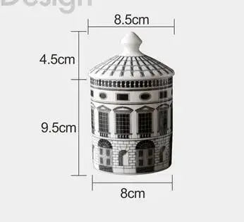 Plateau Décoratif en Céramique - Château Fait Main