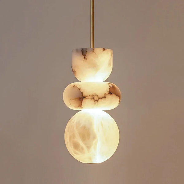 Suspension en Marbre Espagnol - Veinage Naturel Luxueux