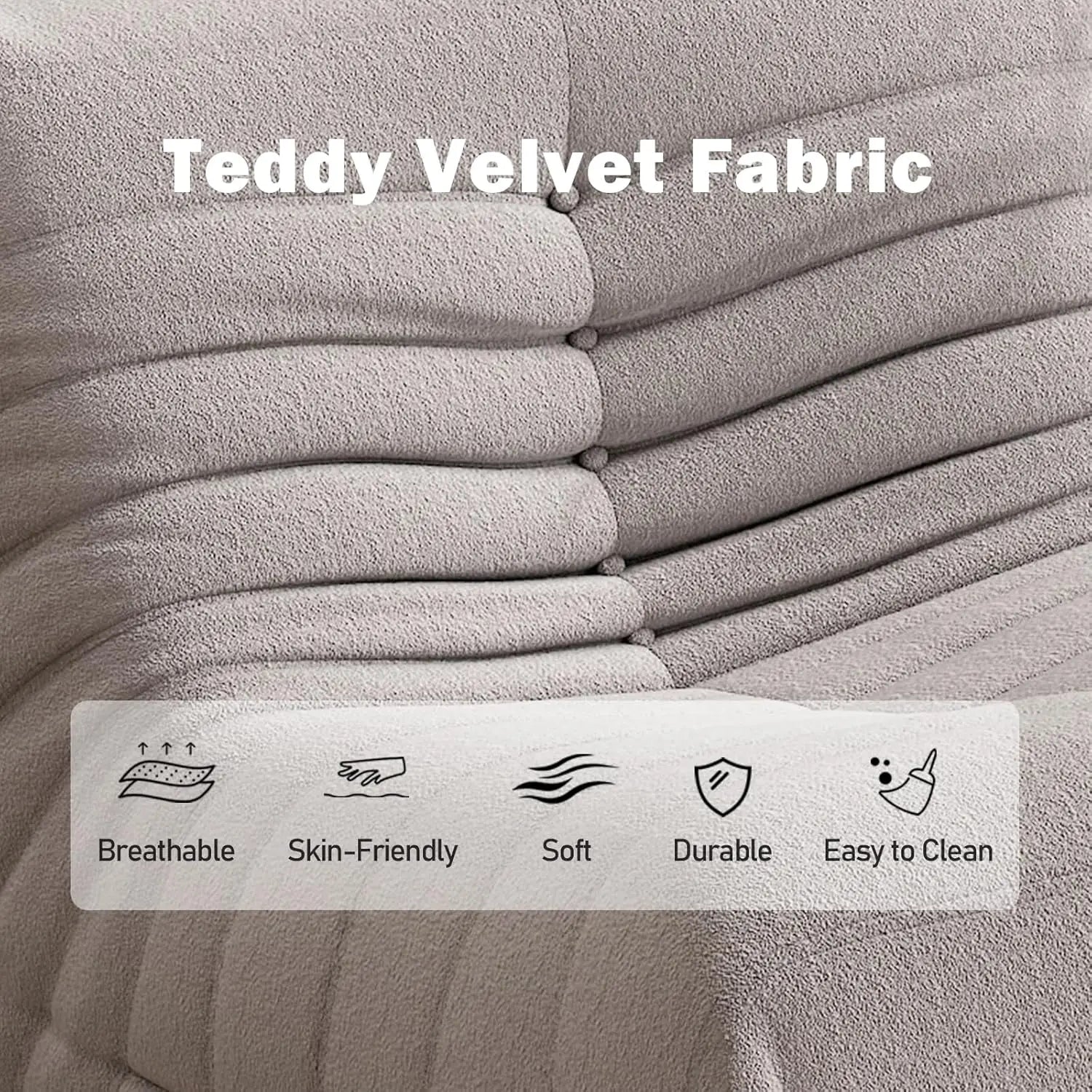 Fauteuil Paresseux Togo en Mousse à Mémoire de Forme