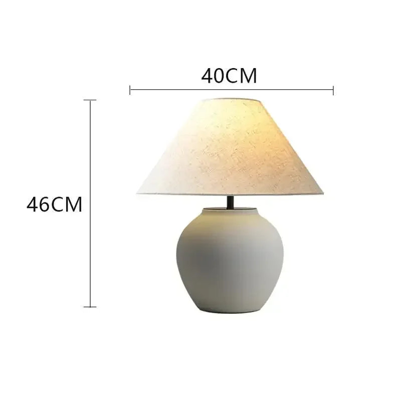 Lampadaire Vintage en Céramique - Finition Chrome Poli