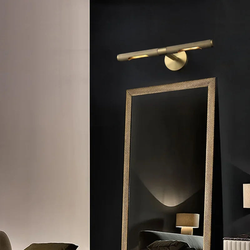 Copper Mirror Front Light – Nordic Bathroom Wall Lamp
