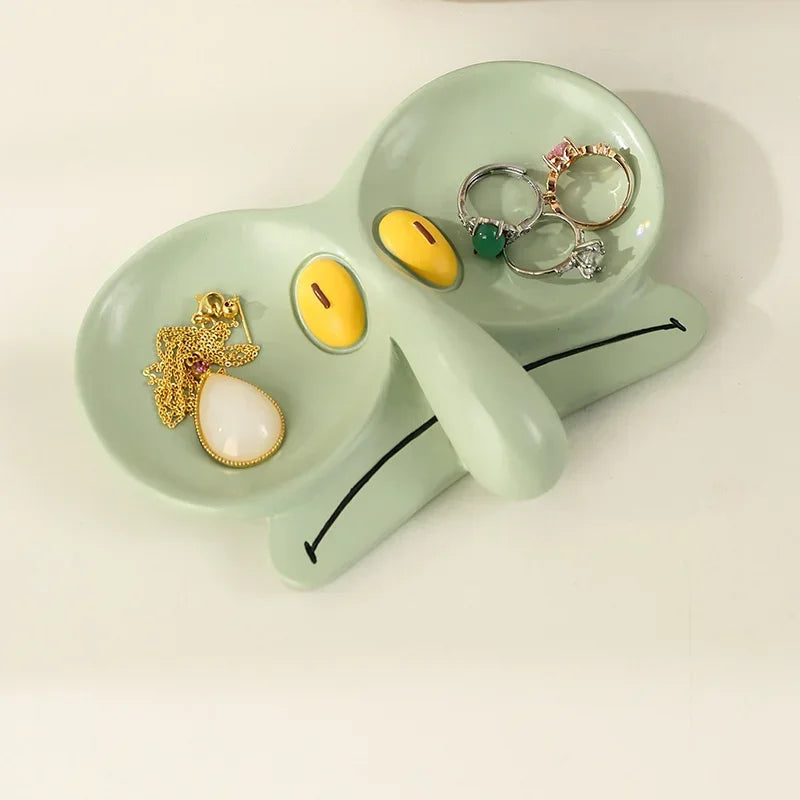 Plateau Décoratif Bureau Motif Poulpe Design Ludique