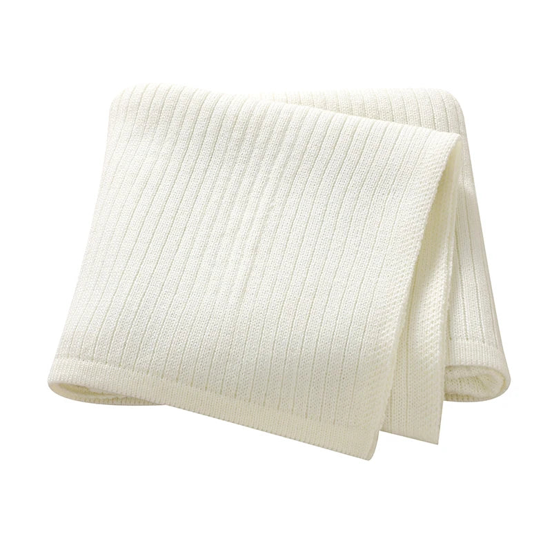 Couverture Bébé Alvéolée Ultra-Douce pour Poussette