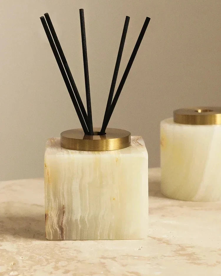 Diffuseur de Parfum en Marbre Naturel Style Européen