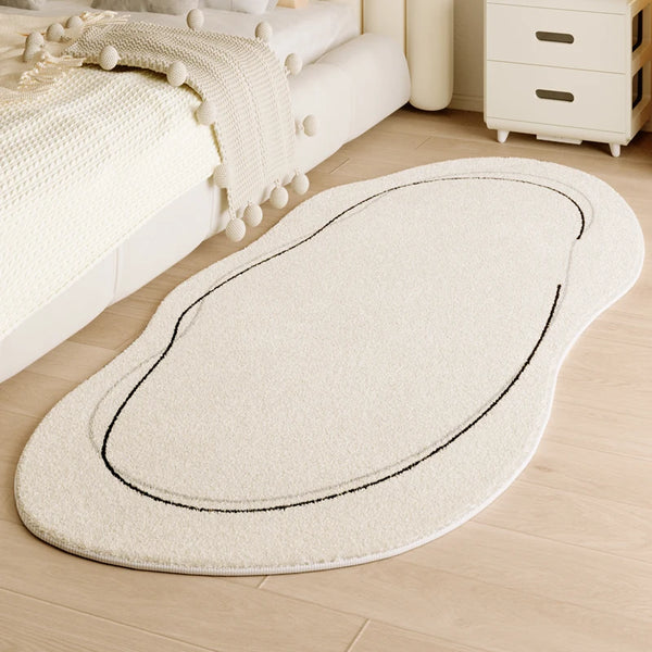 Tapis Moderne Effet Cachemire - Doux et Antidérapant