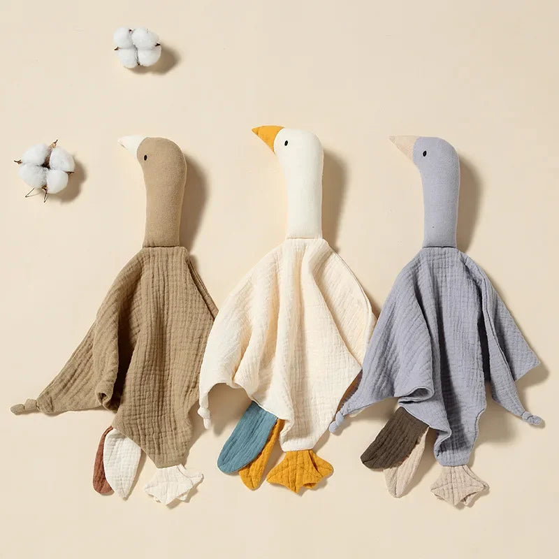 Doudou Cygne en Coton pour Bébé
