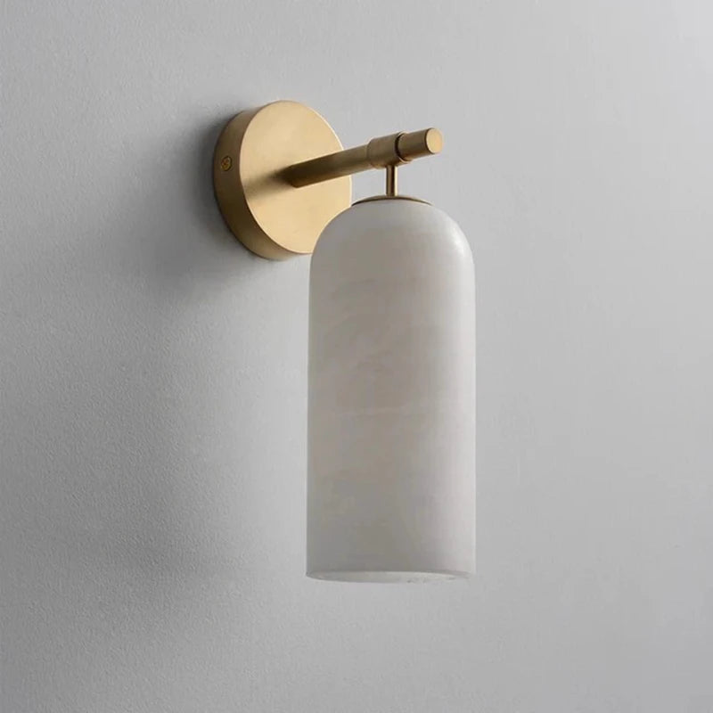 Applique Murale Marbre Espagnol Tout Cuivre Minimaliste