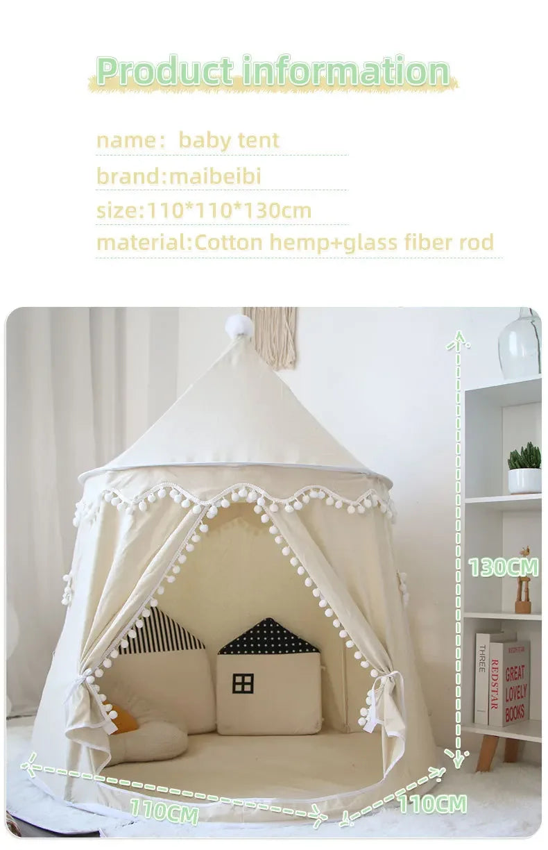 Tente Tipi Enfant Château de Princesse