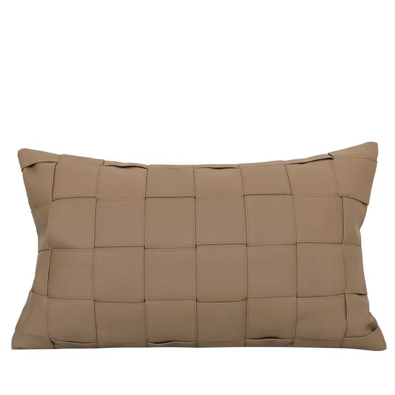 Housse de Coussin Écossaise Style Français Haut de Gamme
