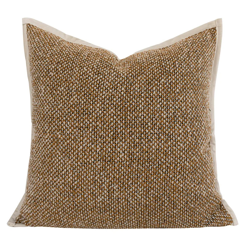 Housse de Coussin Écossaise Style Français Haut de Gamme