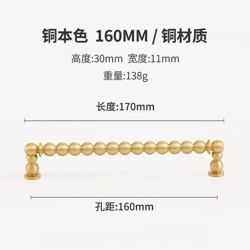 Brass Cabinet Knob – European Style