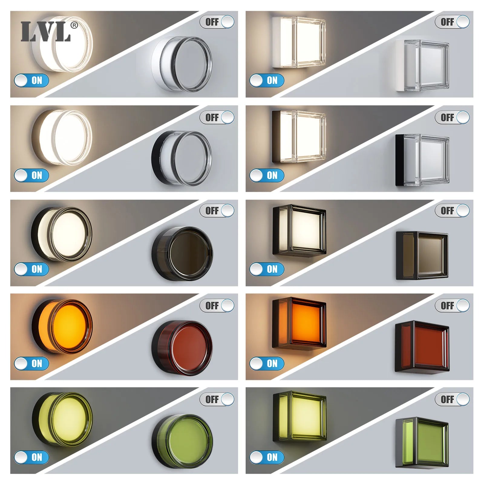 Applique Murale LED Étanche - Intérieur/Extérieur IP65