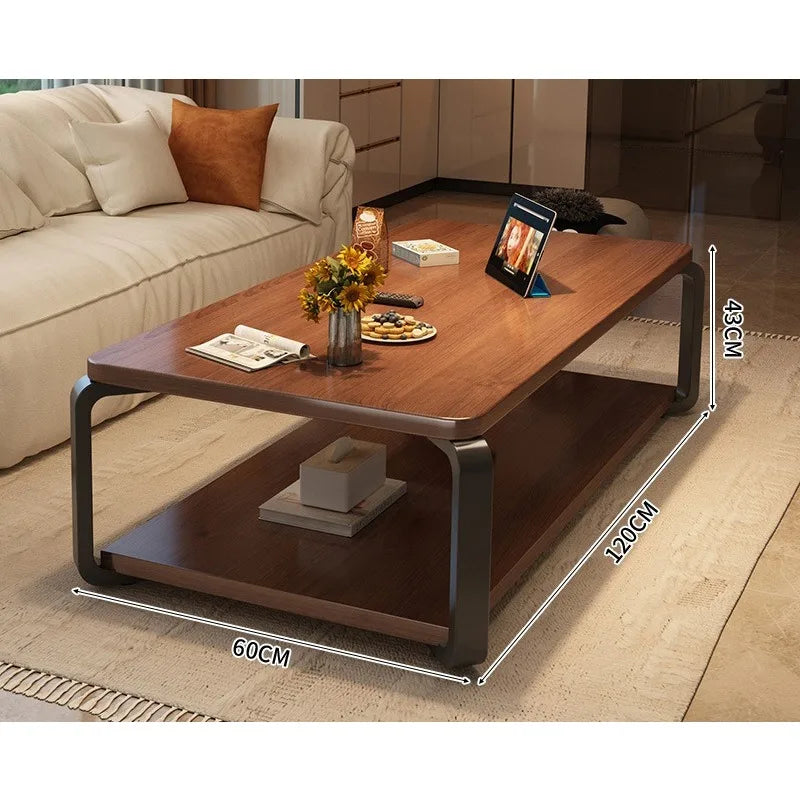 Table Basse Bois Massif - Design Simple et Moderne