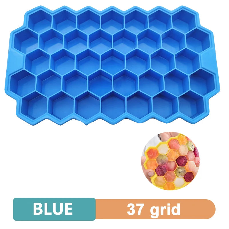 Grand Bac à Glaçons en Silicone Multi-Cavités