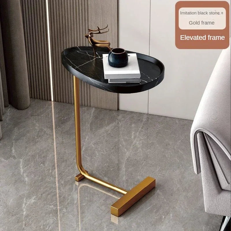 Table d'Appoint Métal Mobile - Petit Format Luxe Discret