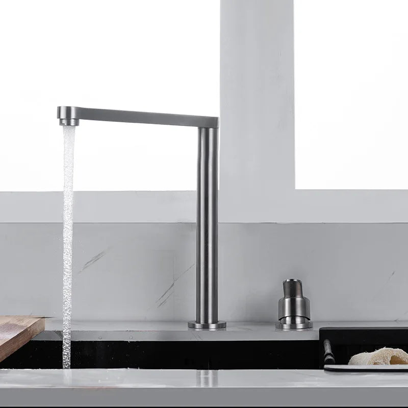 Robinet de Cuisine Pliable Escamotable Inox 304