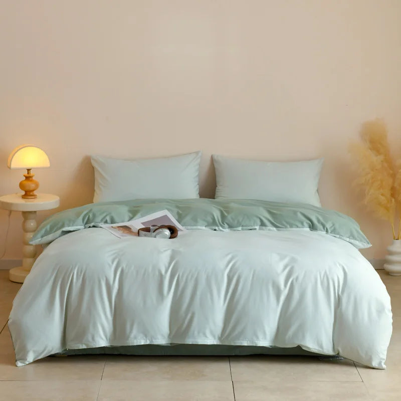 Parure de Lit en Coton Égyptien 3 Pièces