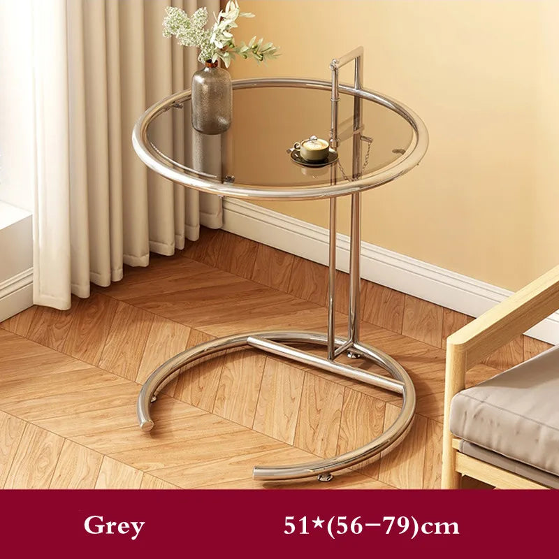 Table Basse Relevable en Verre - Design Marocain Moderne