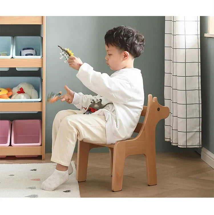 Chaise Enfant Nordique en Bois Massif