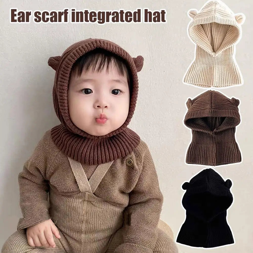Cagoule Enfant Chaude Cache-Oreilles Hiver