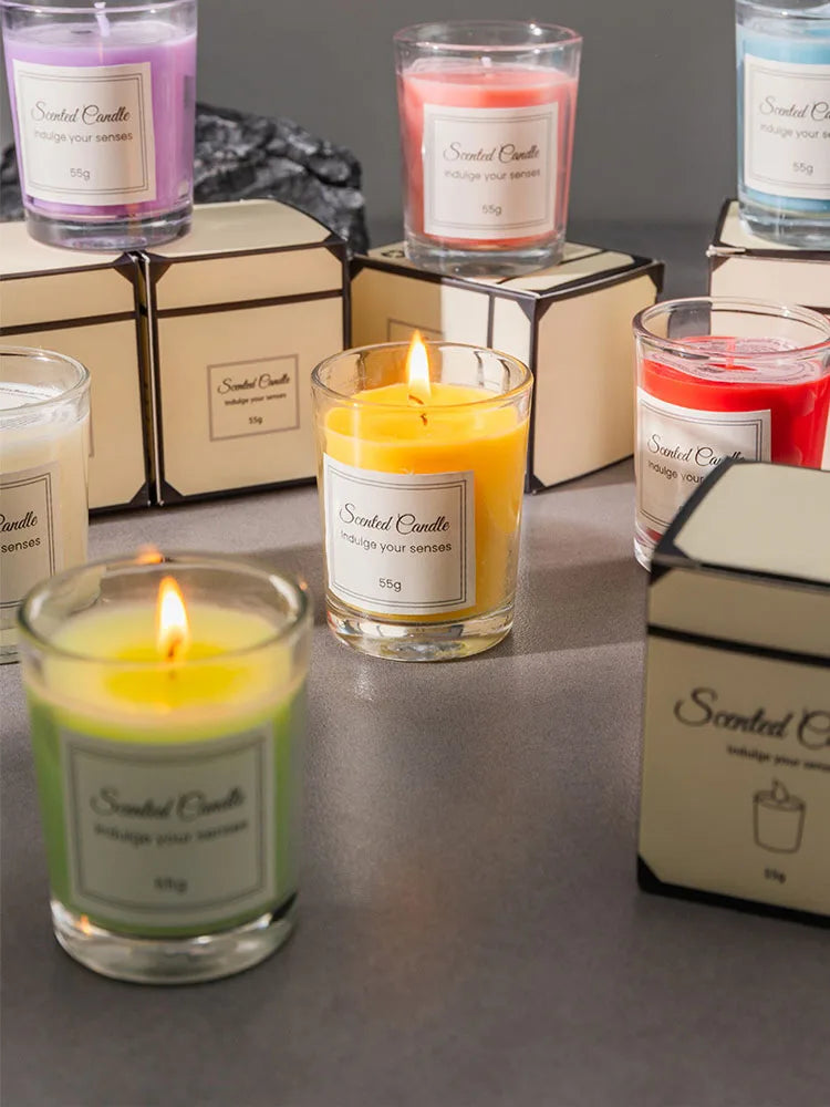 Bougie Parfumée Artisanale Coffret Premium