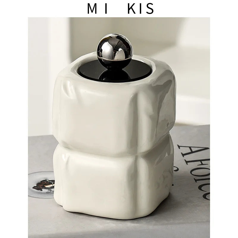 Teddy Bear Toothpick Box – Ceramic Storage Decor