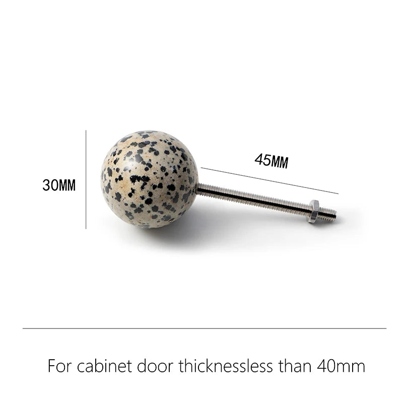 Stone & Bronze Handle – Nordic Art Knob