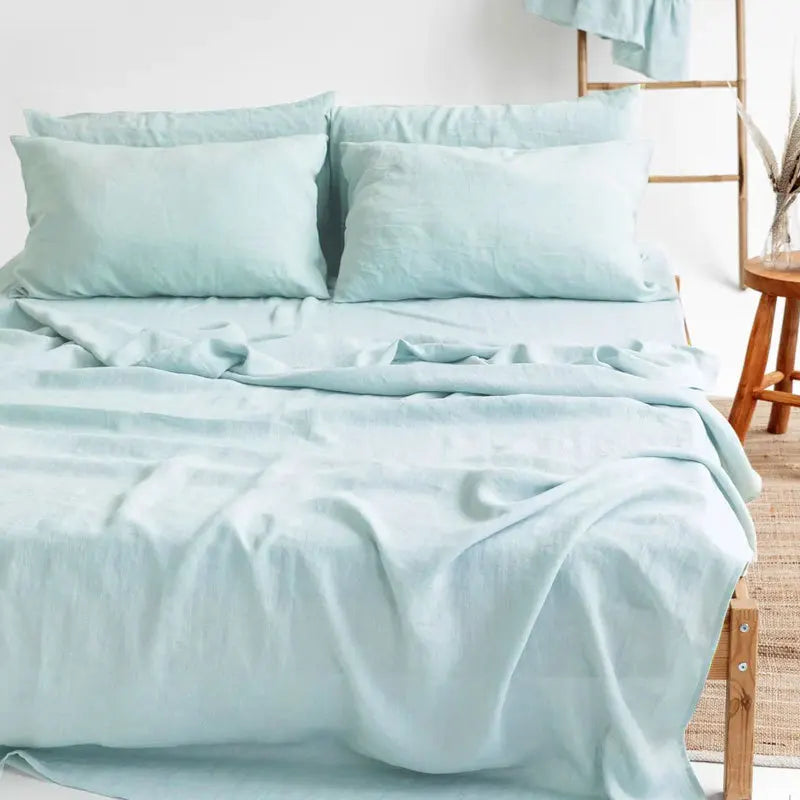 Ensemble de Draps 4 Pièces en Lin Pur - Confort Naturel