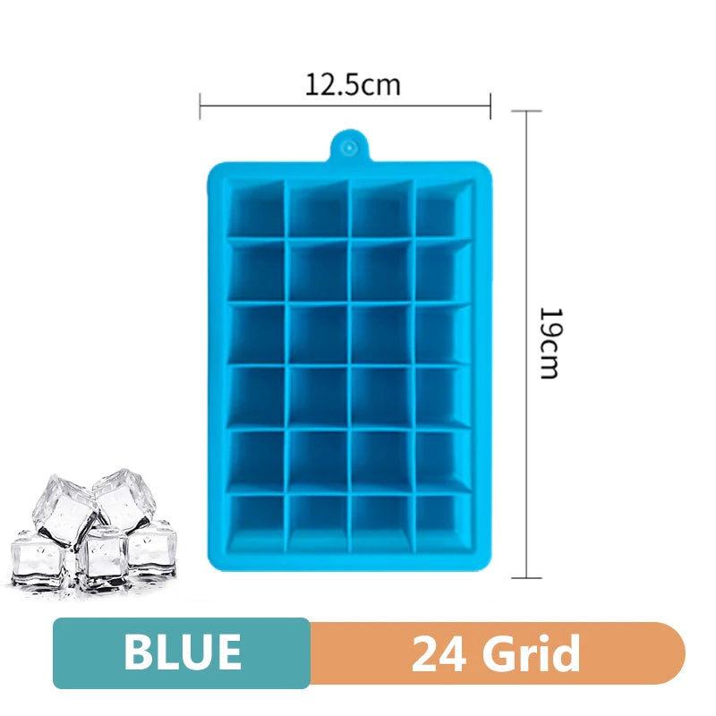 Grand Bac à Glaçons en Silicone Multi-Cavités