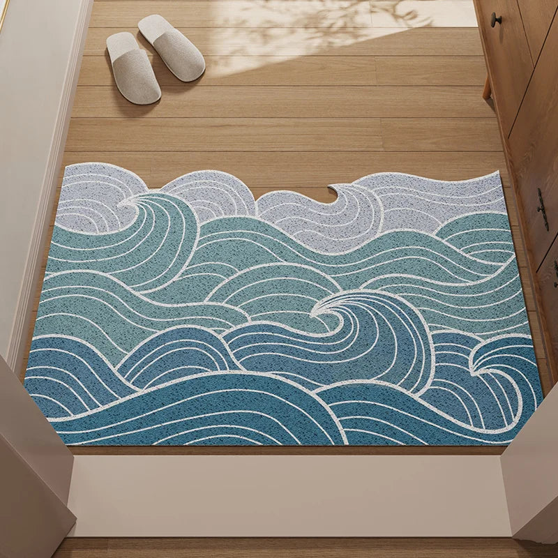 Tapis d'Entrée Antidérapant Forme Irrégulière