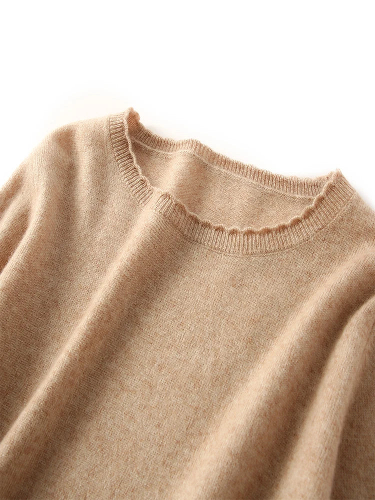 Pull Femme 100% Cachemire Basique